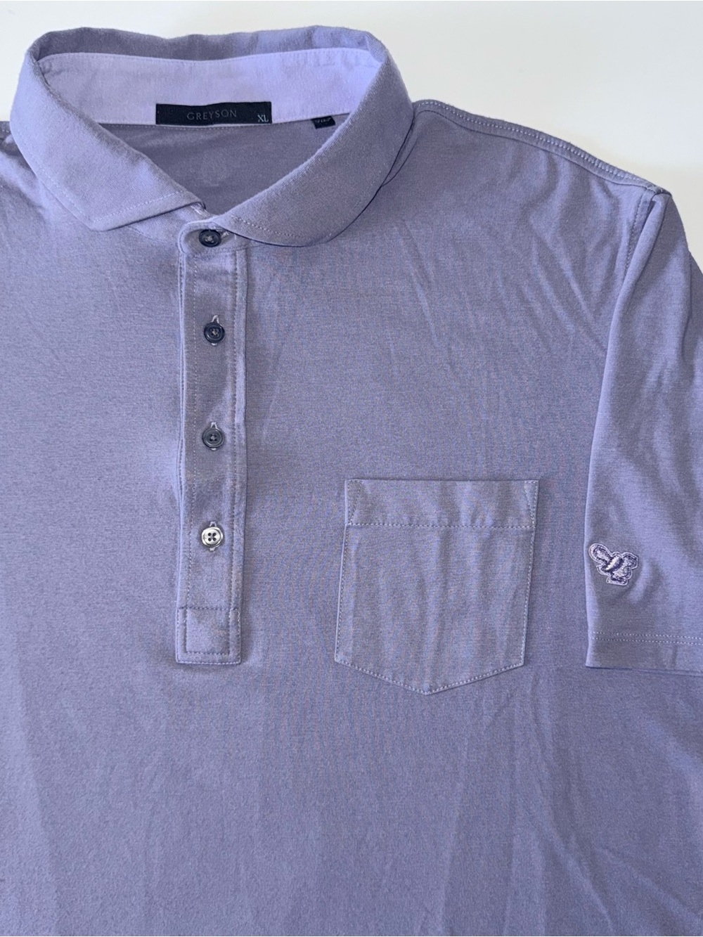 Greyson Performance Polo Men's XL Gray Golf Stretch